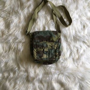 Camouflage crossbody bag